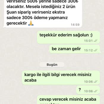 Yapıcı Giyim Şikayet Dönüş Yok