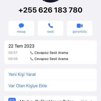 WhatsApp Yurt Dışı Aramaları