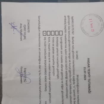 PTT Kargo Televizyonumun Ekranı Kırık Vaziyette Elime Ulaştı