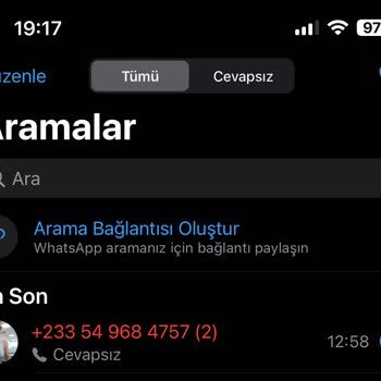 WhatsApp Mesaj Ve Arama Sorunu