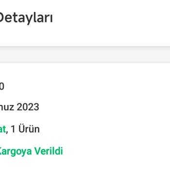 Horoz Lojistik Trendyol'dan Almış Olduğum Çamaşır Makinesinin