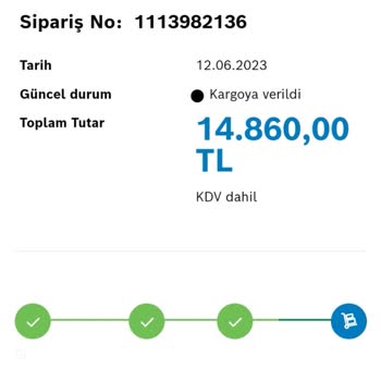 1 Ayı Geçti, Online Bosch Üzerinden Siparişim Teslim Edilmedi