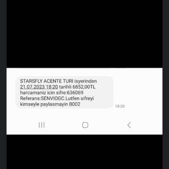 Starsfly Acente Yolcunun Soy İsminin Son Harfinin Düzeltilmesi