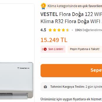 Vestel Online Gereksiz Fiyat Güncellemesi.