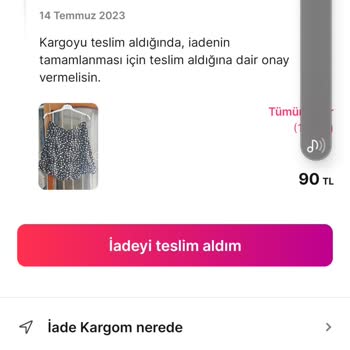 Gardrops İade Talebinin İptali
