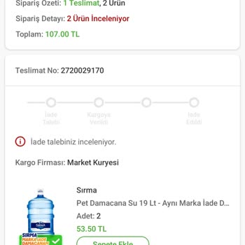 Trendyol Teslim Edilmeyen Ürünün Ücreti Ödenmedi