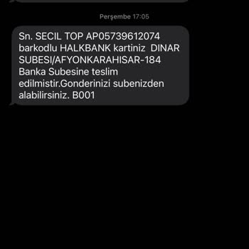 PTT Kargo PTT Kredi Kartı Teslimat Sorunu
