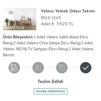 Vivense Valens Çivili Sandalyeleri Tamirden Gelmedi