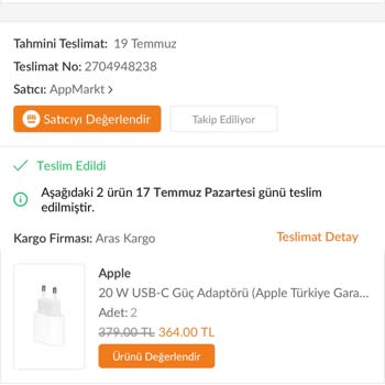 Trendyol Tarafından Orijinal Diye Aldığım Ürün Sahte Çıktı