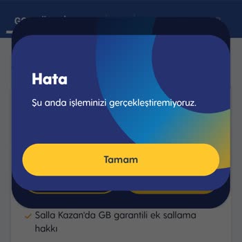 Turkcell Gold Üyesi Olmaya Hak Kazandım Ama Üyelik Yapamıyorum