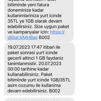 Turkcell SMS İle Bilgi Verilmeden Ek İnternet Paketi Tanımlanması
