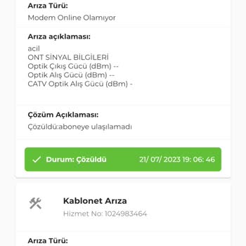 4 Gün Süren Kablo Net Arızaları Ve İlgilenilmemesi