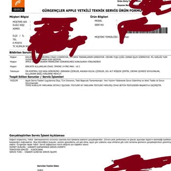 Gürgençler Cepa Yetkili Servis Şikayet