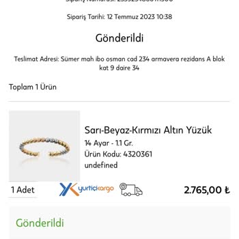 Atasay Gramaj Eksik Farklı Ürün İade De Almıyor