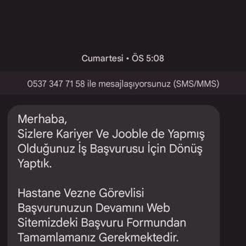 Jooble Hastane Vezne Görevlisi
