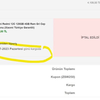 Wnt.com.tr Ürün Gelmemesi, Para İadesi Yapılmaması