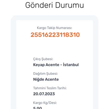 Sürat Kargo Kargonun Dağıtıma Çıkarılmaması