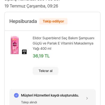 hepsiJET Hepsiburada Habersiz Ürünlerimi İptal Etmesi