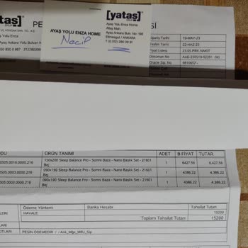 Yataş Ayaş Holü Enza Home Siparişim Gönderilmiyor