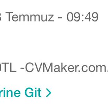CV Maker Habersiz Para Çekimi