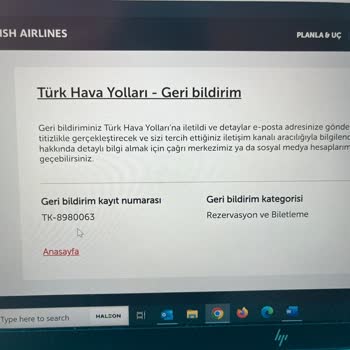 Türk Hava Yolları İptal Ettiği Biletten Doğan Zararı Karşılamıyor.