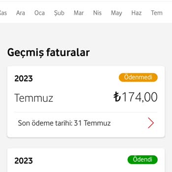 Vodafone Fatura Fiyatını Kafasını Göre Değiştiriyor.