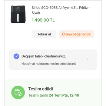 Hepsiburada İkinci El, Parçalanmış Ürün