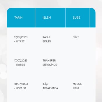 PTT Kargo Kargoyu Getirilmemesi Şubede Bekletilmesi