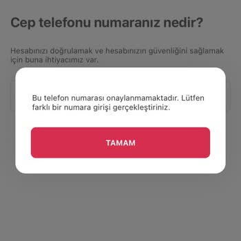 Yemeksepeti Telefon Numarası Hatası