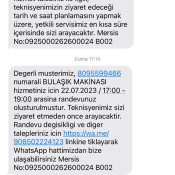 Vestel Bulaşık Makinesi Arıza
