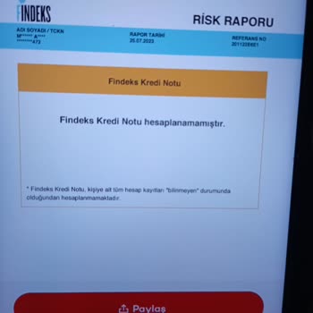 Akbank Findeks Kredi Notu Hesaplayamadı, Bilgi Verilmedi Ve Mağdur Oldum