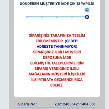 House Of SuperStep Online Mağazası Ürün İadesi Sorunu