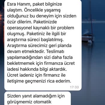 Hepsijet, Massimo Dutti: İade Kargo Kaybı Ve Zararım Tazmin Edilmiyor.