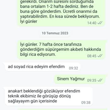 Esta Bilgi Teknolojileri Cihazımı Teslim Etmiyor.