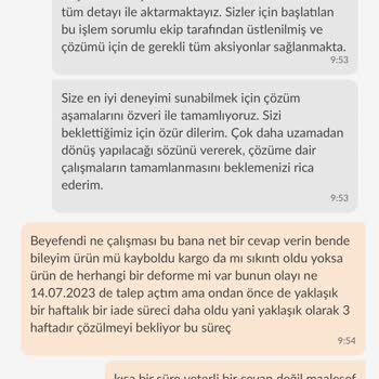 Trendyol İade İşlemi Tamamlanmıyor