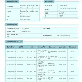 PTT Kargo Sorunu Teslim Edilmiyor