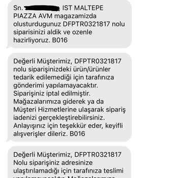 DeFacto, Parasını Ödedikten Uc Gün Sonra Ürün Temin Edilemiyor Diyor