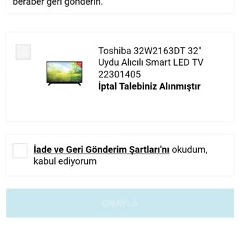 A101 İade Süreci Sorunu
