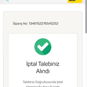 A101 İnternet Sitesi İadesi Sıkıntısı