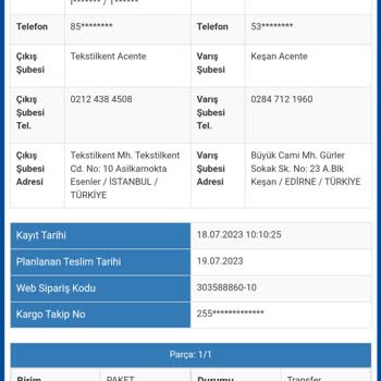 Sürat Kargo Dağıtım Merkezinde Bekleme