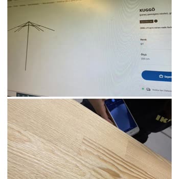 IKEA Şemsiye İçin Servis/Yedek Parça Hizmeti Yok, Çalışmıyor