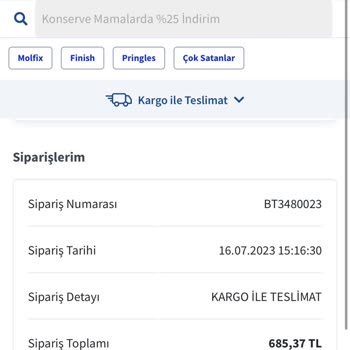 Bizim Toptan Marketleri Teslim Edilmeyen Ürünler