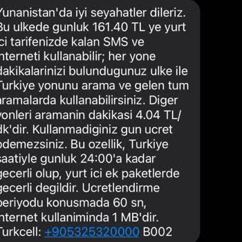 Turkcell Gökçeada'da Yurt Dışı Tarifesi Uyguluyor