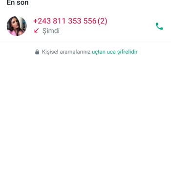 WhatsApp Tanımadığım Yabancı Ülkelerden Tanımadığım İnsanlardan Aramalar Almam