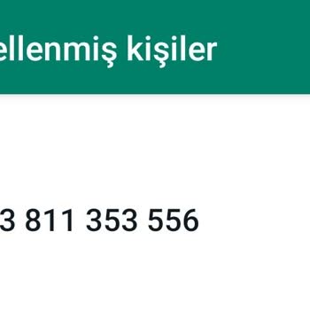 WhatsApp Tanımadığım Yabancı Ülkelerden Tanımadığım İnsanlardan Aramalar Almam