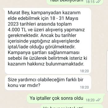 Boyner Paracık Kazanımı Mağduriyeti