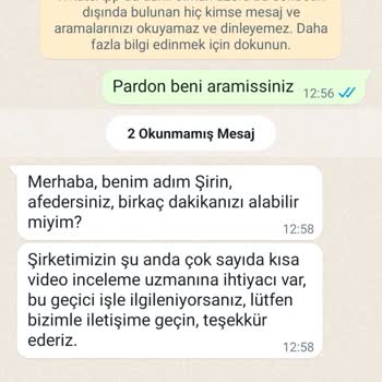 WhatsApp Yabancı Ülkeden Gelen Bilinmeyen Arama, WhatsApp Şikayet