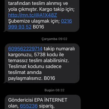 MNG Kargo İstanbul Aydınlı Şubesi Paketimi Dağıtıma Çıkarmadan İade Etmiş