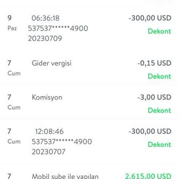 TEB Bankası Döviz Çekim İşleminde Komisyon Kesilmesi