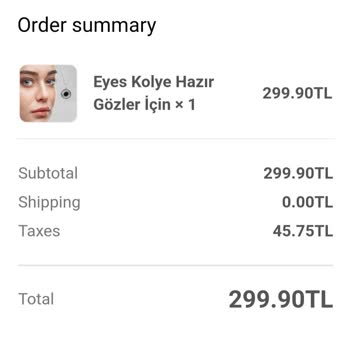 Linesav Kolye Siparişi Gönderilmiyor.